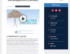 Plus de 13 000 apprenants au MOOC sur les ODD
