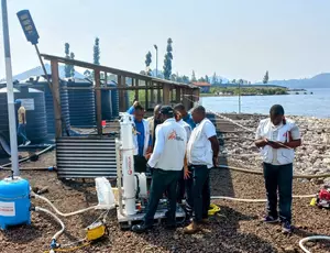 Mission Nathalie Peraro et Jocelyn Fillion-Nicollet - Fondation Veolia avec MSF