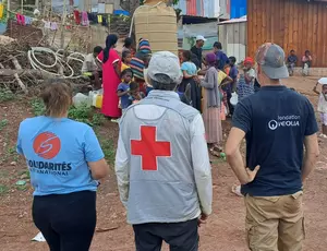 Les ONG et la fondation Veolia présents à Mayotte, janvier 2025