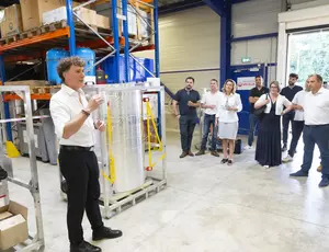 Inauguration de la plateforme logistique de la fondation Veolia, Savigny-le-Temple, 11 juin 2025